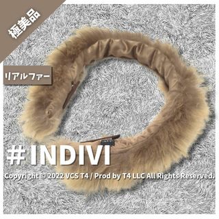 インディヴィ(INDIVI)の【極美品】インディヴィ マフラー/ショール ✓2939(マフラー/ショール)