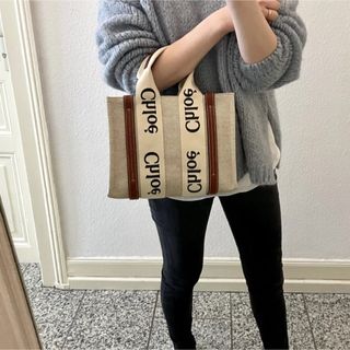 クロエ(Chloe)のChloe WoodyトートバッグSMALL(トートバッグ)