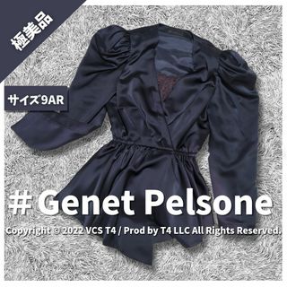 【極美品】Genet Pelsone  Mサイズ ドレス トップス✓2933(シャツ/ブラウス(長袖/七分))