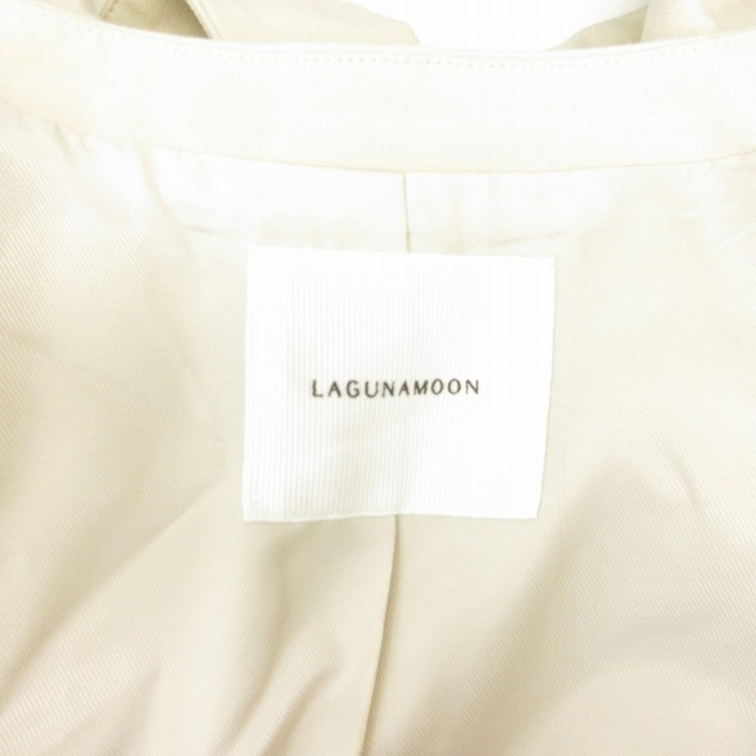 LagunaMoon(ラグナムーン)のラグナムーン 近年 コート ジャケット ベルト付 ベージュ S レディースのジャケット/アウター(ロングコート)の商品写真