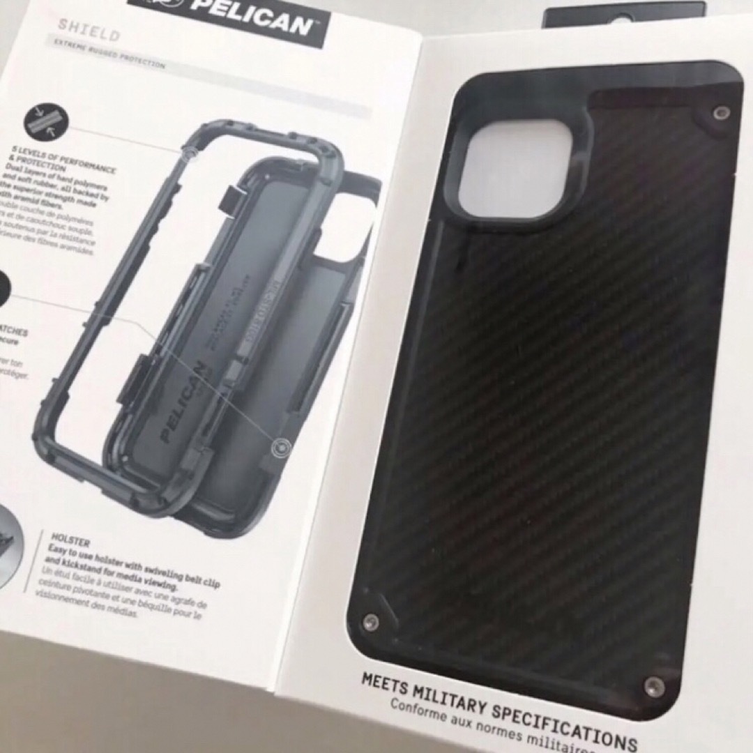 Pelikan(ペリカン)の新品 iPhone 11pro Max/Xs Max 対応 USA ペリカン 黒 スマホ/家電/カメラのスマホアクセサリー(iPhoneケース)の商品写真