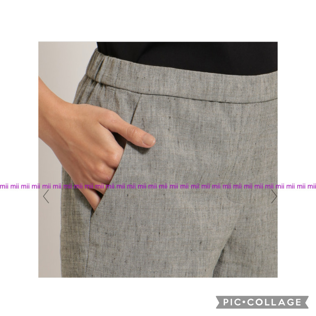 theory(セオリー)の✤2023SS セオリー Theory リネン プルオンパンツ✤ レディースのパンツ(クロップドパンツ)の商品写真