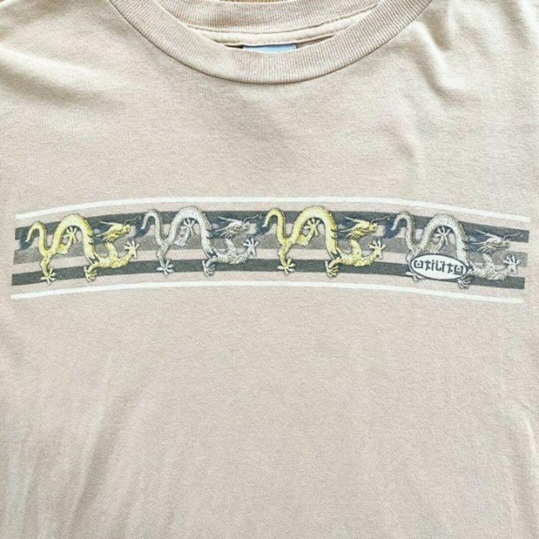 メキシコ製　00s Vintage ドラゴン　プリント　Tシャツ　古着　USA メンズのトップス(Tシャツ/カットソー(半袖/袖なし))の商品写真