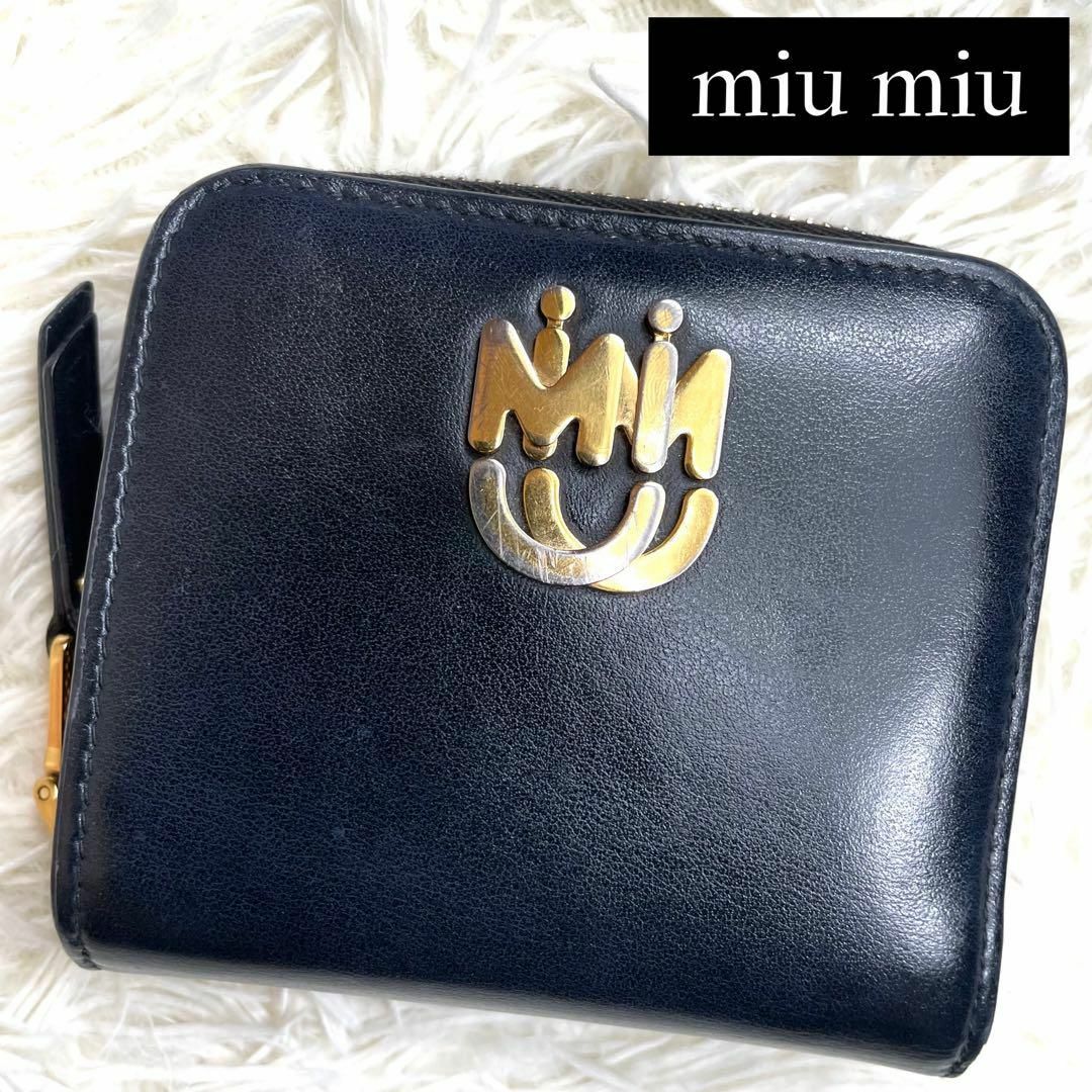 MIU MIU - ⋟希少品⋞ / ミュウミュウ エムエムコンパクトジップ MIU MIU - ⋟希少品⋞ / ミュウミュウ エムエムコンパクトジップ