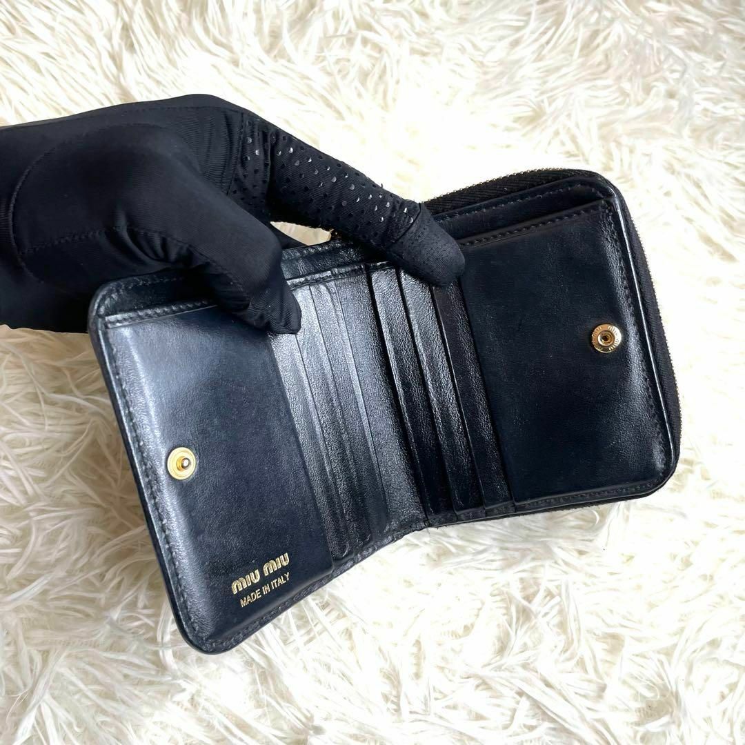 MIU MIU - ⋟希少品⋞ / ミュウミュウ エムエムコンパクトジップ MIU MIU - ⋟希少品⋞ / ミュウミュウ エムエムコンパクトジップ
