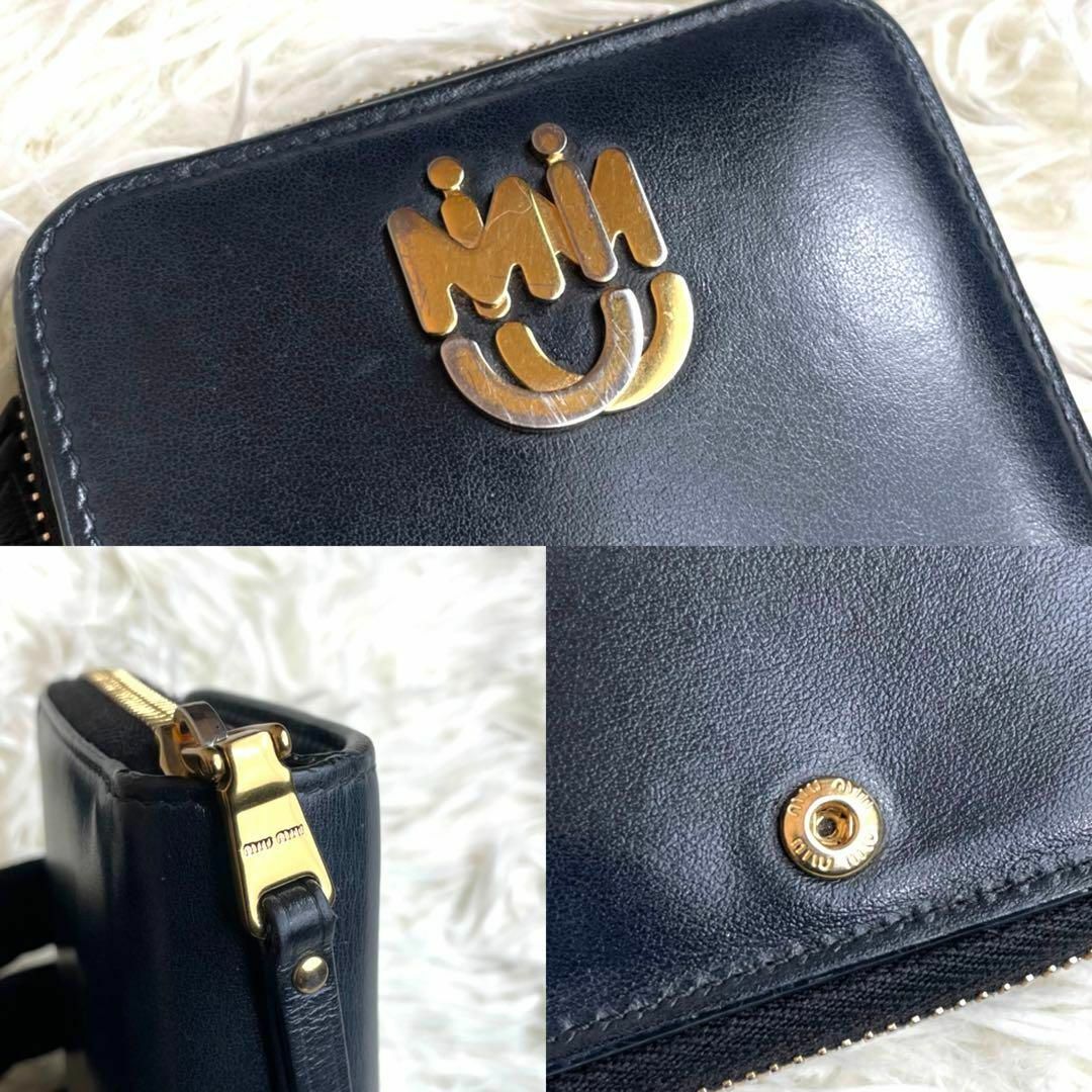 MIU MIU - ⋟希少品⋞ / ミュウミュウ エムエムコンパクトジップ MIU MIU - ⋟希少品⋞ / ミュウミュウ エムエムコンパクトジップ