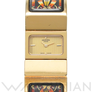 エルメス(Hermes)の中古 エルメス HERMES L01.201 シャンパン レディース 腕時計(腕時計)