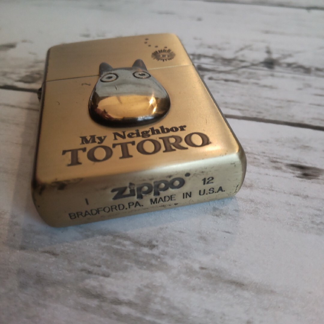 ZIPPO(ジッポー)のzippo となりのトトロ スタジオジブリ 小トトロ 真っ黒くろすけ ジッポ メンズのファッション小物(タバコグッズ)の商品写真