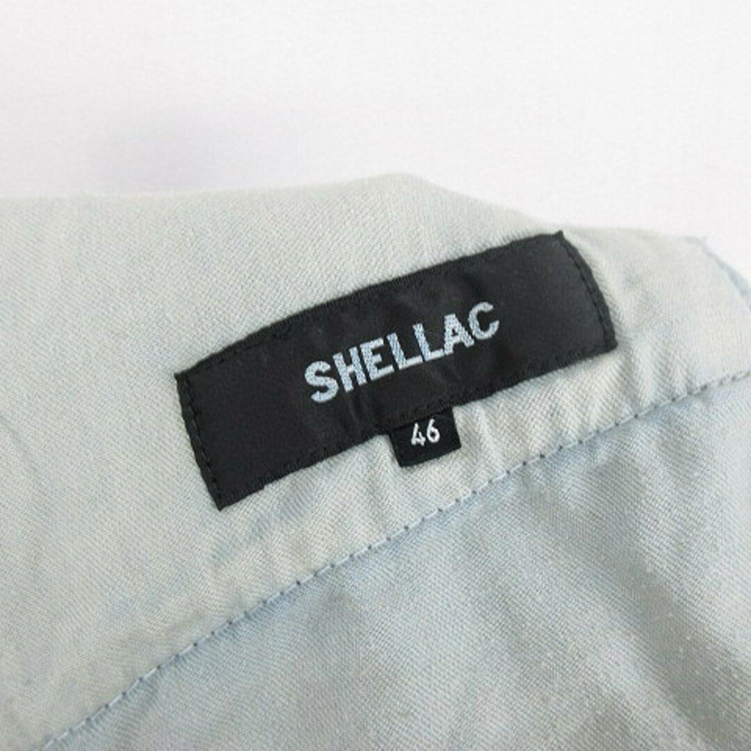 SHELLAC(シェラック)のシェラック 豹柄パッチ ボタンフライ デニムパンツ インディゴ 46 メンズのパンツ(デニム/ジーンズ)の商品写真