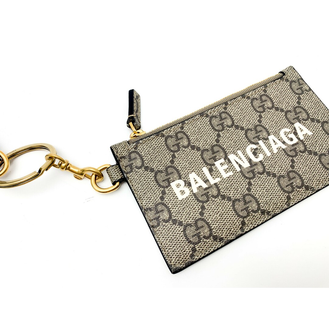 Gucci(グッチ)のGUCCI×BALENCIAGA グッチ×バレンシアガ コラボ 681706 ネックストラップ付き カードケース コインケース ブランド 小物 レディースのファッション小物(その他)の商品写真