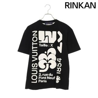 ルイヴィトン(LOUIS VUITTON)のルイヴィトン  20SS  RM201 TZB HIN96W グラフィックロゴインターシャニットTシャツ メンズ XS(Tシャツ/カットソー(半袖/袖なし))