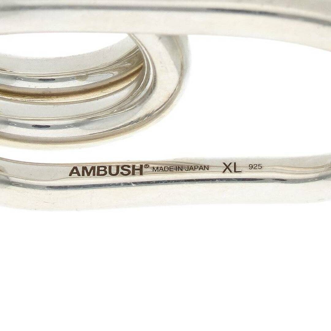 AMBUSH(アンブッシュ)のアンブッシュ ダブルネイルリング メンズ 21.5号/XL メンズのアクセサリー(リング(指輪))の商品写真