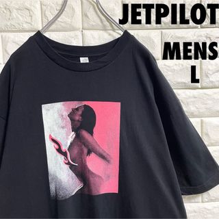 美品　ジェットパイロット　セクシープリント　半袖Tシャツ　メンズLサイズ(Tシャツ/カットソー(半袖/袖なし))