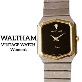 ウォルサム(Waltham)のWALTHAM ウォルサム 1p ダイヤ 時計 レディース ゴールド シルバー(腕時計)