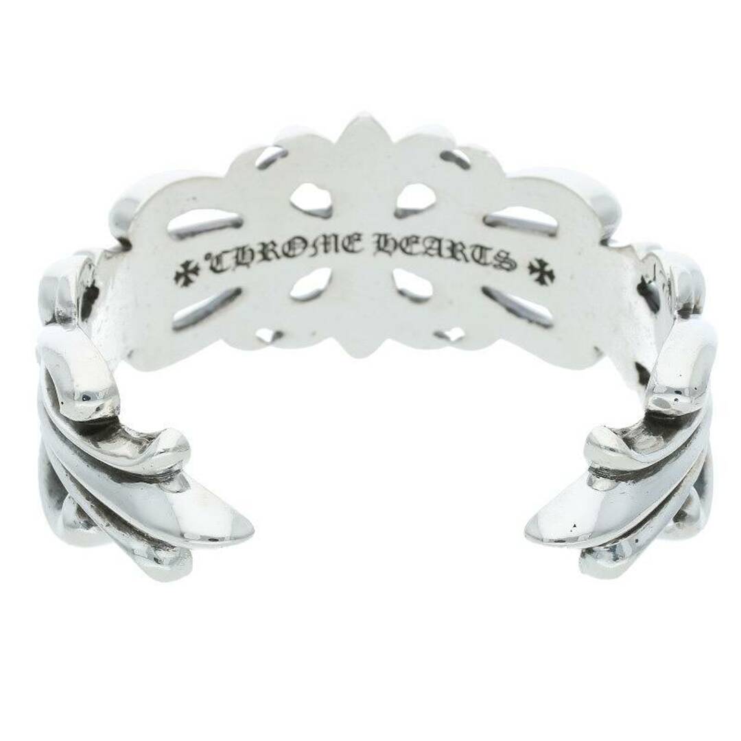 Chrome Hearts(クロムハーツ)のクロムハーツ  DBL FLRL CRS CUFF/ダブルフローラルクロスカフ シルバーブレスレット メンズ メンズのアクセサリー(ブレスレット)の商品写真