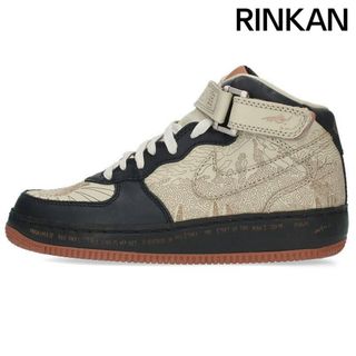 ナイキ(NIKE)のナイキ  AIR FORCE 1 MID INSIDEOUT  309379-011 エアフォースワンミッドインサイドアウトスニーカー メンズ 27.5cm(スニーカー)