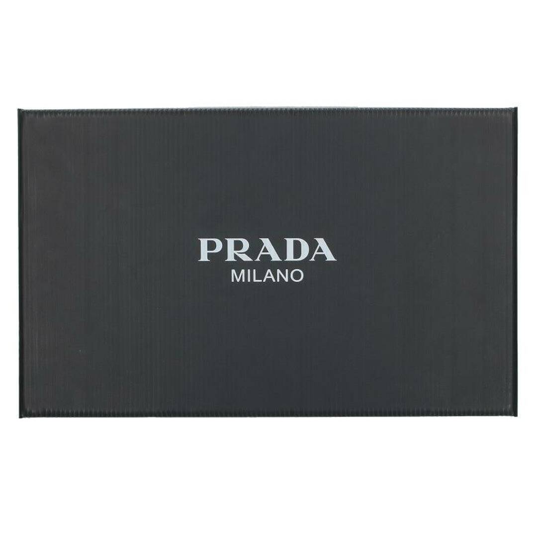 PRADA(プラダ)のプラダ  2EE364 三角ロゴプレートダウンタウンレザースニーカー メンズ 6 メンズの靴/シューズ(スニーカー)の商品写真