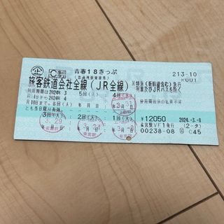 青春18きっぷ(鉄道乗車券)