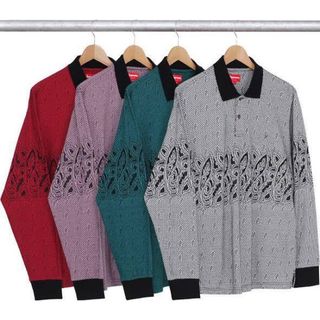 シュプリーム(Supreme)のSupreme Paisley Polo ペイズリー(ポロシャツ)