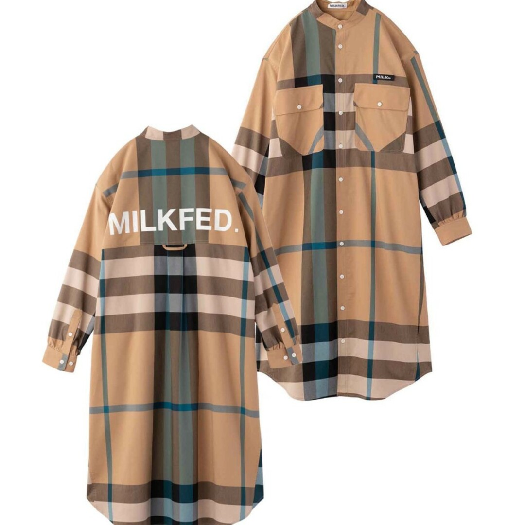 MILKFED.(ミルクフェド)のミルクフェド　シャツワンピース レディースのワンピース(その他)の商品写真