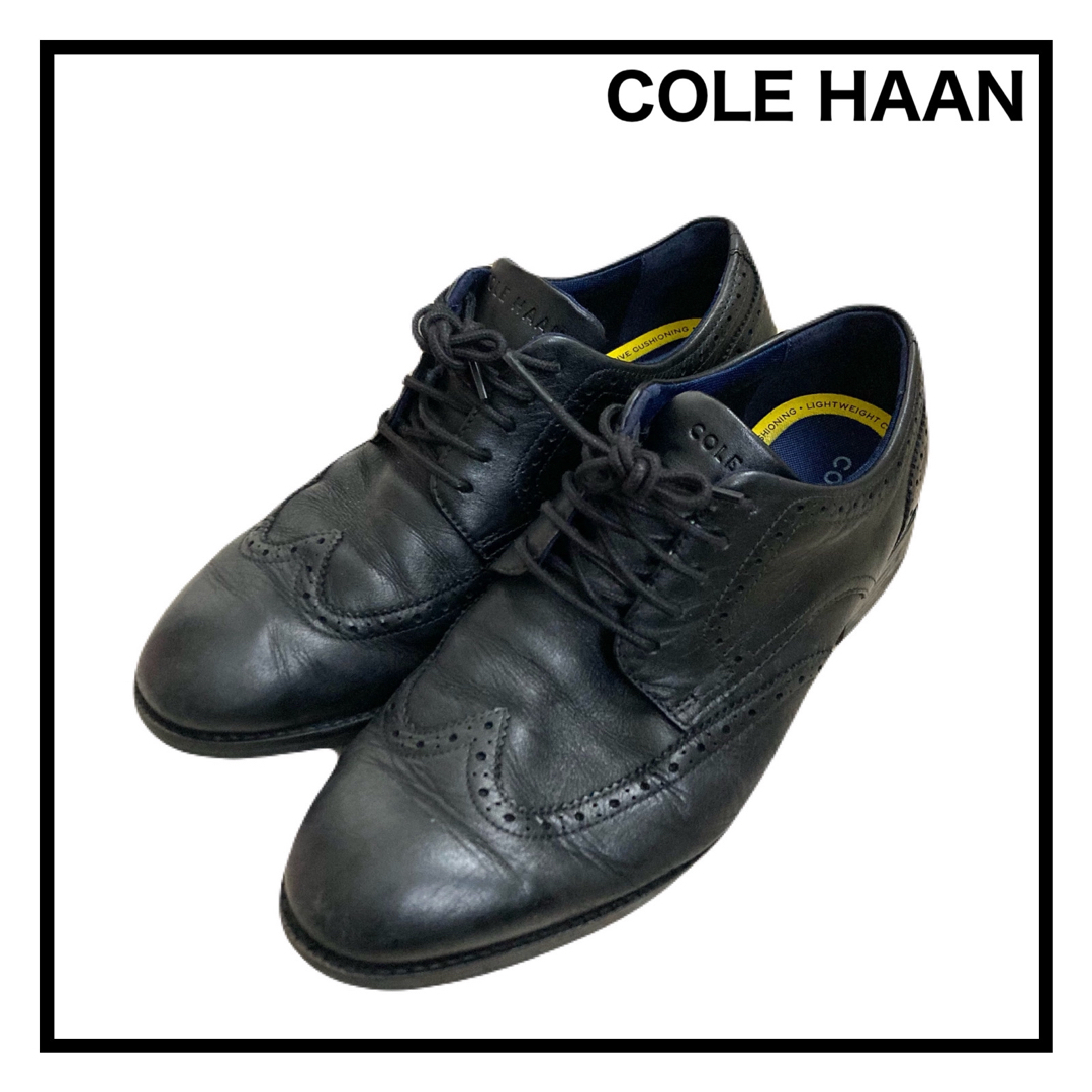 Cole Haan(コールハーン)のコールハーン　グランドプラスドレスウィングオックスフォード　ブラック　 メンズの靴/シューズ(ドレス/ビジネス)の商品写真