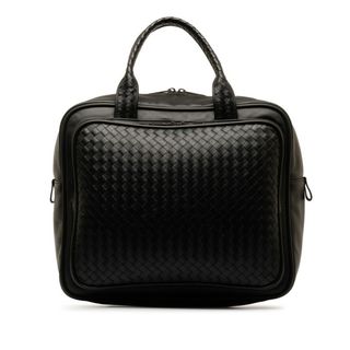 ボッテガヴェネタ(Bottega Veneta)の美品 ボッテガヴェネタ イントレチャート ハンドバッグ ボストンバッグ 274546-V4651 レザー レディース BOTTEGAVENETA 【1-0142062】(ハンドバッグ)