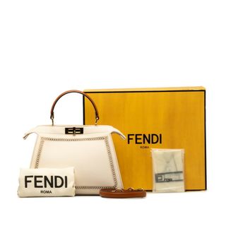 フェンディ(FENDI)のフェンディ ピーカブー アイシーユー ミディアム ハンドバッグ ショルダーバッグ 2WAY 8BN321 キャンバス レディース FENDI 【1-0143182】(ハンドバッグ)