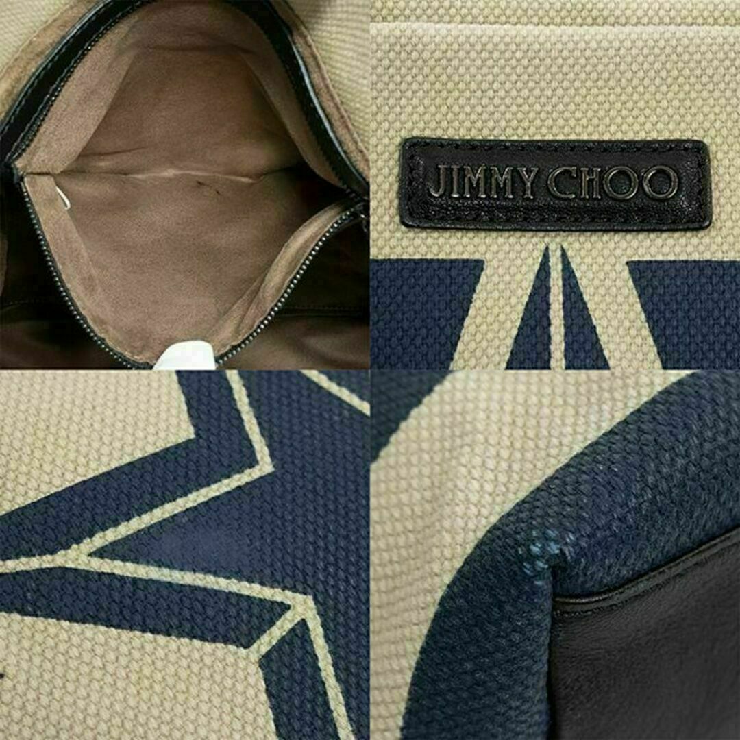 JIMMY CHOO(ジミーチュウ)の【全額返金保証・送料無料】ジミーチュウのトートバッグ・正規品・スタープリント レディースのバッグ(トートバッグ)の商品写真