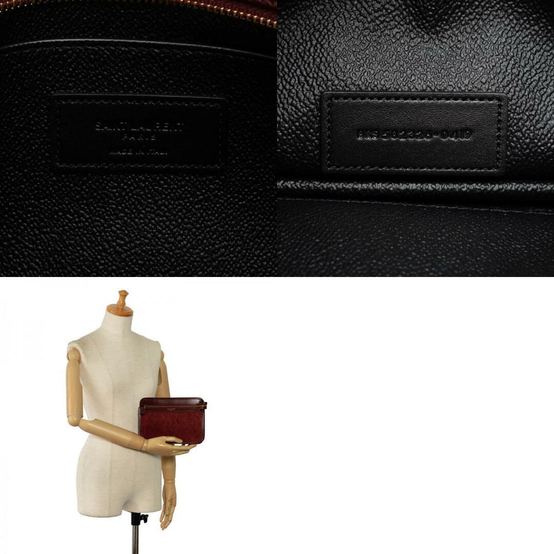 Saint Laurent(サンローラン)の美品 サンローラン YSL クラッチバッグ セカンドバッグ スウェード メンズ SAINT LAURENT 【1-0143196】 メンズのバッグ(セカンドバッグ/クラッチバッグ)の商品写真