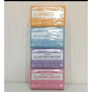 ドクターブロナー(Dr.Bronner)のドクターブロナー  マジックソープバー  140g × 4個 セット(ボディソープ/石鹸)