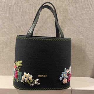 アナスイ(ANNA SUI)のANNA SUI フラワー刺繍 ハンドバッグ(ハンドバッグ)