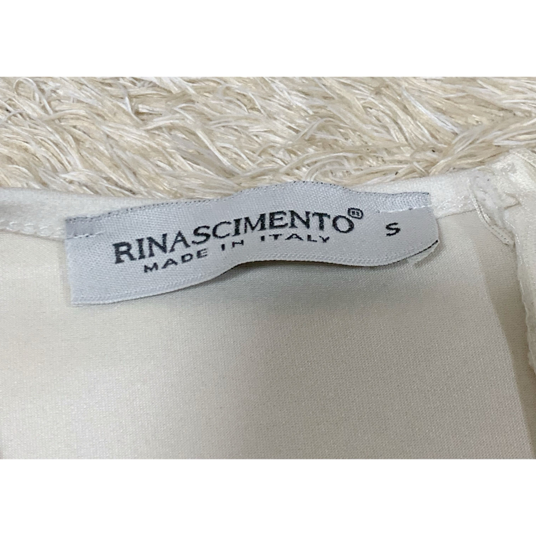 RINASCIMENTO(リナシメント)のRINASCIMENTO リナシメント　ストレッチ　ワンピース　異素材　長袖 レディースのワンピース(ひざ丈ワンピース)の商品写真