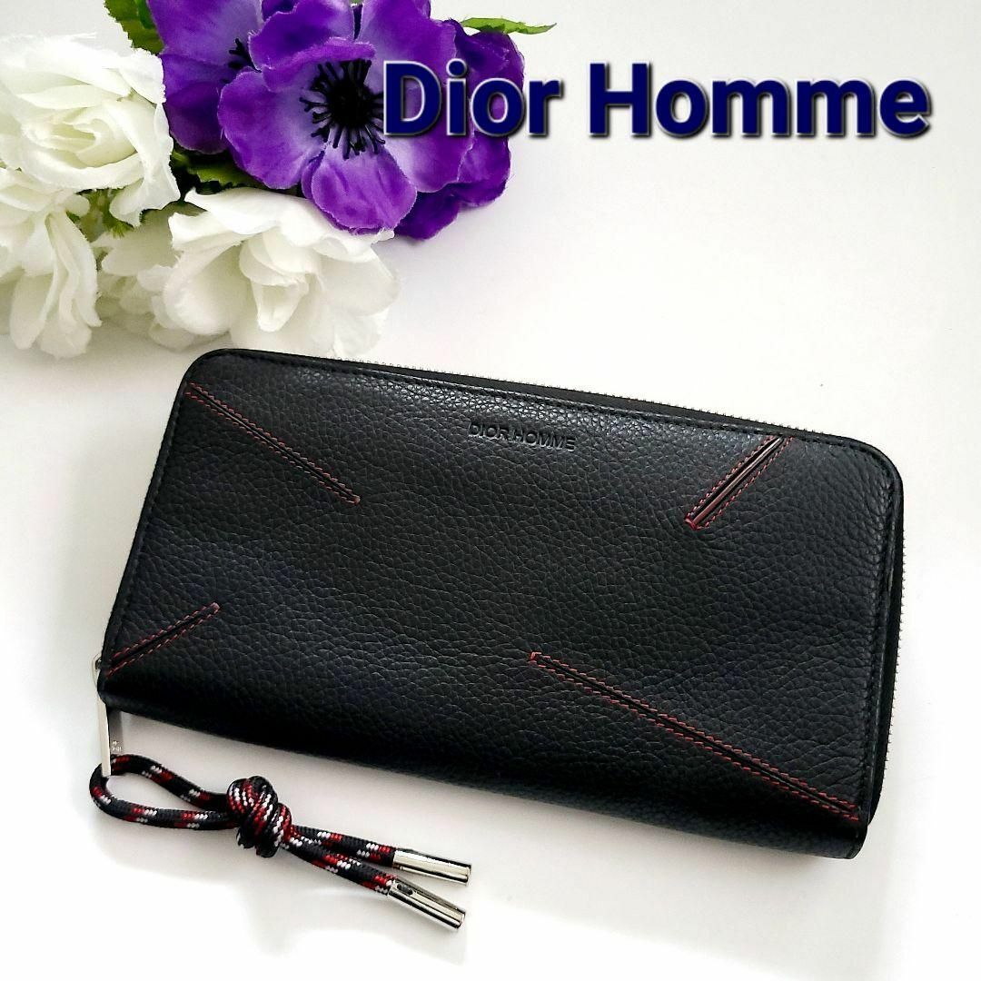 DIOR HOMME(ディオールオム)のDior☆★ディオール オム☆レザー☆ジップアラウンドウォレット☆長財布 メンズのファッション小物(長財布)の商品写真