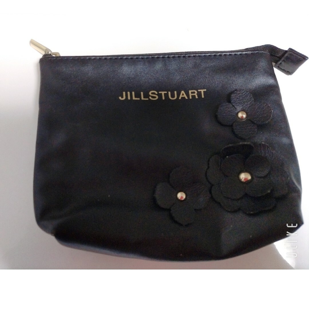 JILLSTUART(ジルスチュアート)のジルスチュアート ミニポーチ 中古 黒 格安 レディースのファッション小物(ポーチ)の商品写真