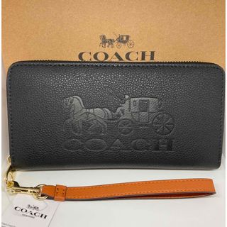 コーチ(COACH)のコーチ長財布　C5889 ホースキャリッジ(長財布)