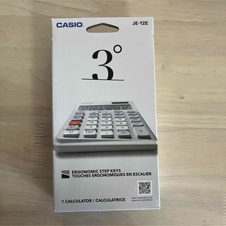 CASIO - 新品　Casio JE-12E 12桁人間工学ビジネス電卓