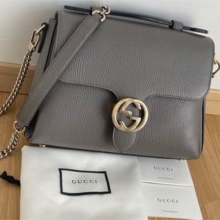 グッチ(Gucci)のGUCCI グッチ インターロッキングG  2WAYチェーンショルダーバッグ(ショルダーバッグ)