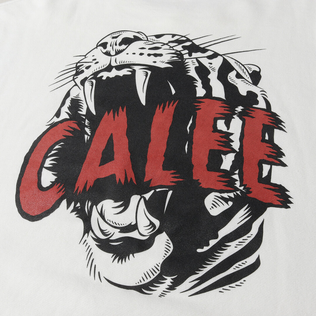 CALEE(キャリー)のCALEE キャリー スウェット サイズ:XL 23SS タイガー グラフィック スウェットシャツ Old tiger crew neck sweat ホワイト 白 トップス トレーナー 長袖【メンズ】【中古】 メンズのトップス(スウェット)の商品写真