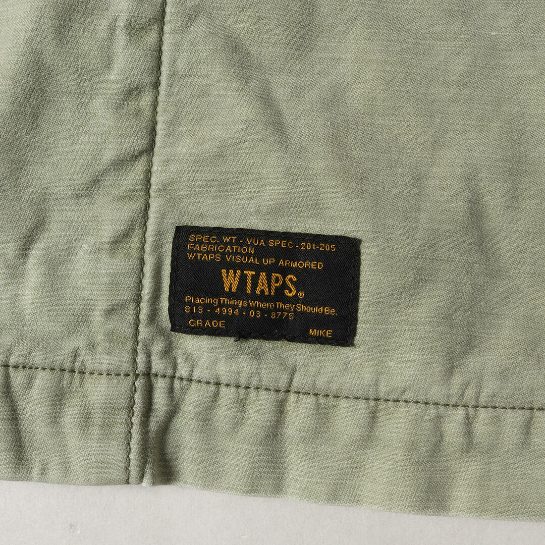 W)taps(ダブルタップス)のWTAPS ダブルタップス シャツ サイズ:M クロスボーン バックサテン ドクターコート DOCTOR L/S SHIRTS オリーブドラブ トップス カジュアルシャツ ミリタリー 長袖【メンズ】【中古】 メンズのジャケット/アウター(その他)の商品写真