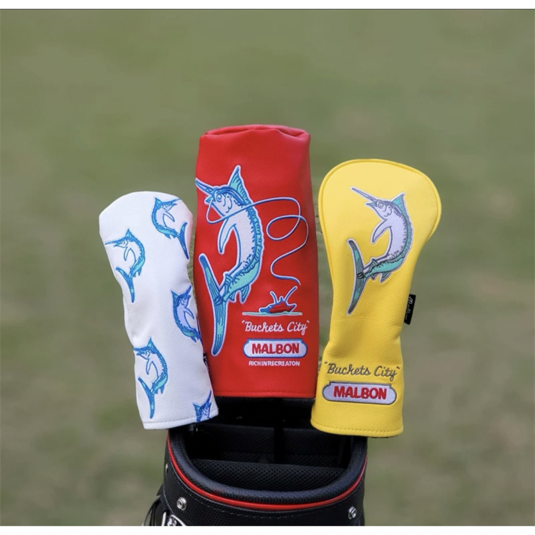 シーズン新製品3点セット】かわいいMalbon Golfマルボンゴルフカバー シーズン新製品3点セット】かわいいMalbon Golfマルボンゴルフカバー