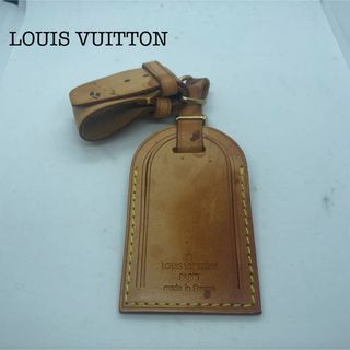 LOUIS VUITTON - LOUIS VUITTON ルイヴィトン ネームタグ ブラウン ポワニエ 本革