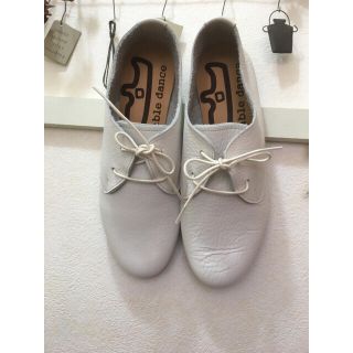 レペット(repetto)のramble dance レザーフラット 白  22.5(バレエシューズ)