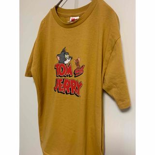 TOM&JERRYトムとジェリービックプリントTシャツS古着(Tシャツ(半袖/袖なし))