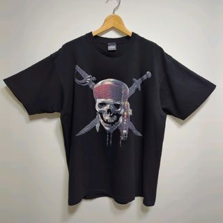 ディズニー(Disney)の★Pirates of the Caribbean プリント 映画 Tシャツ(Tシャツ/カットソー(半袖/袖なし))