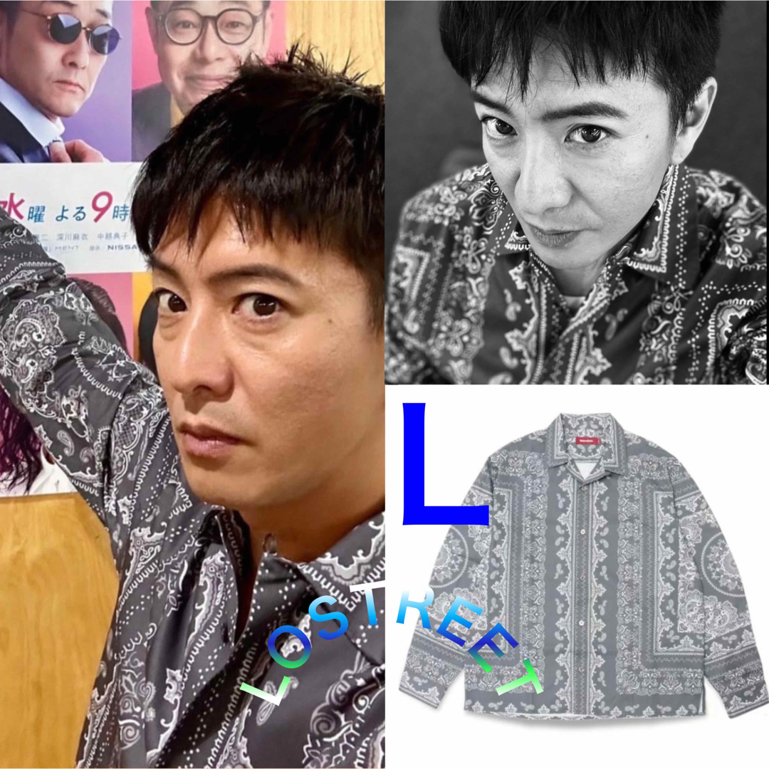 HIDE AND SEEK - 【木村拓哉着】HIDEANDSEEK BANDANA PATTERN L HIDE AND SEEK - 【木村拓哉着】HIDEANDSEEK BANDANA PATTERN L