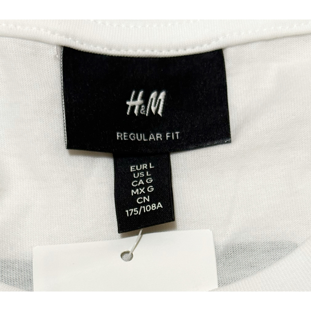 H&M(エイチアンドエム)の新品 H&M カルフォルニア LA ビーチ Tシャツ L メンズのトップス(Tシャツ/カットソー(半袖/袖なし))の商品写真