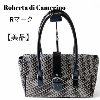 ロベルタディカメリーノ(ROBERTA DI CAMERINO)の【美品✴️】Roberta di Camerinoブランドロゴ総柄 ハンドバッグ(ハンドバッグ)