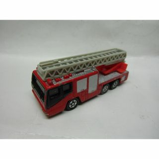 タカラトミー(Takara Tomy)のトミカ赤箱No.108　日野はしご付消防車（箱無し・中古品）(ミニカー)