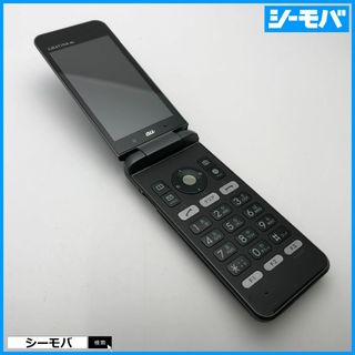 キョウセラ(京セラ)の1067 GRATINA 4G KYF34 中古 auガラケー ブラック(携帯電話本体)