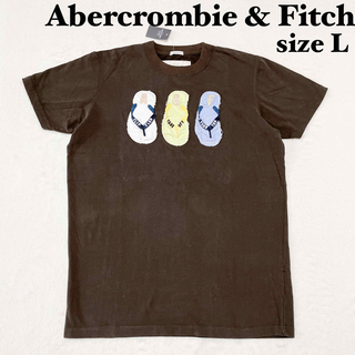 Abercrombie&Fitch - 【新品未使用タグ付き】アバクロンビーアンドフイッチ　メンズ半袖TシャツL こげ茶